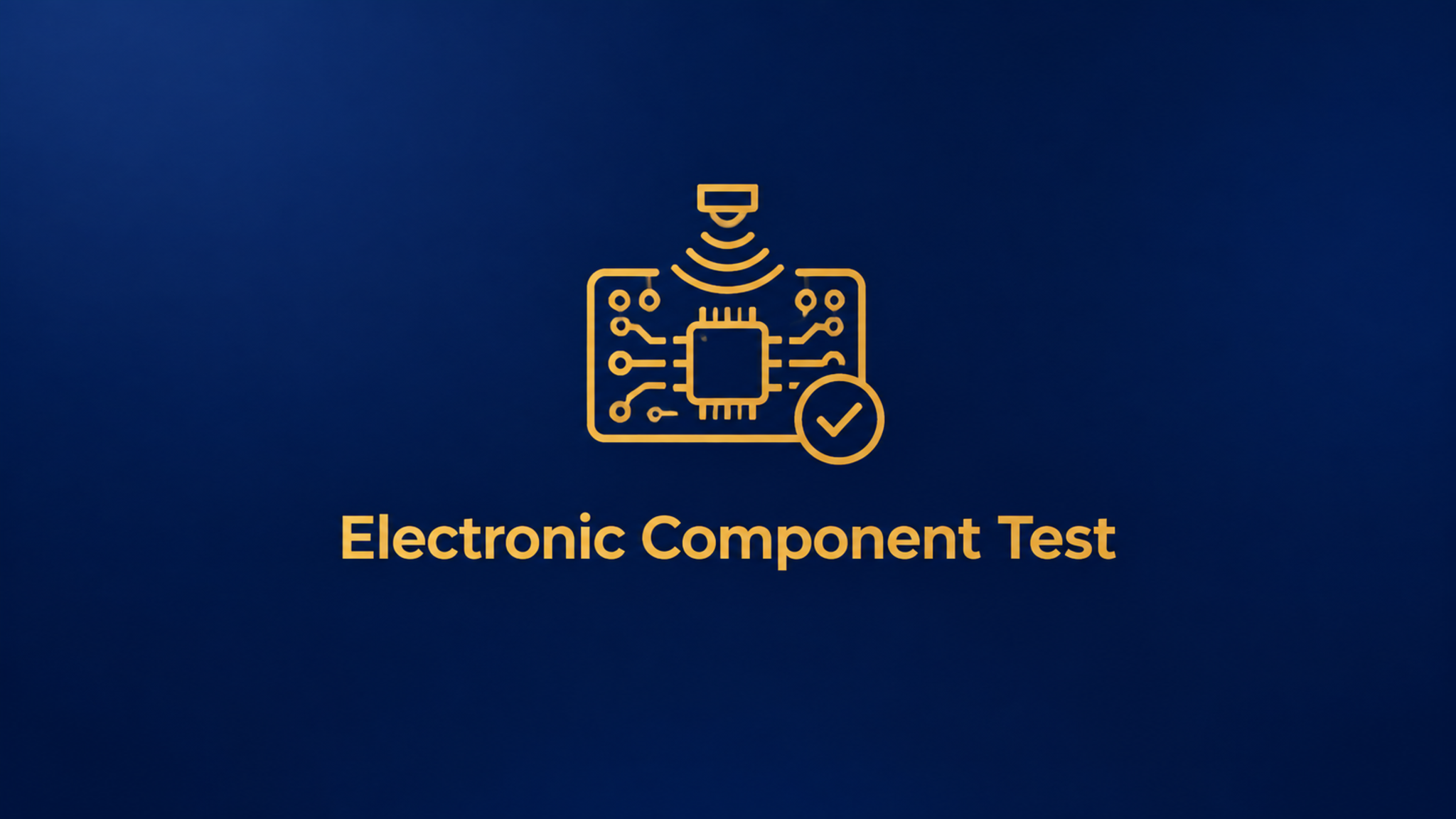 Electronic Component Test
