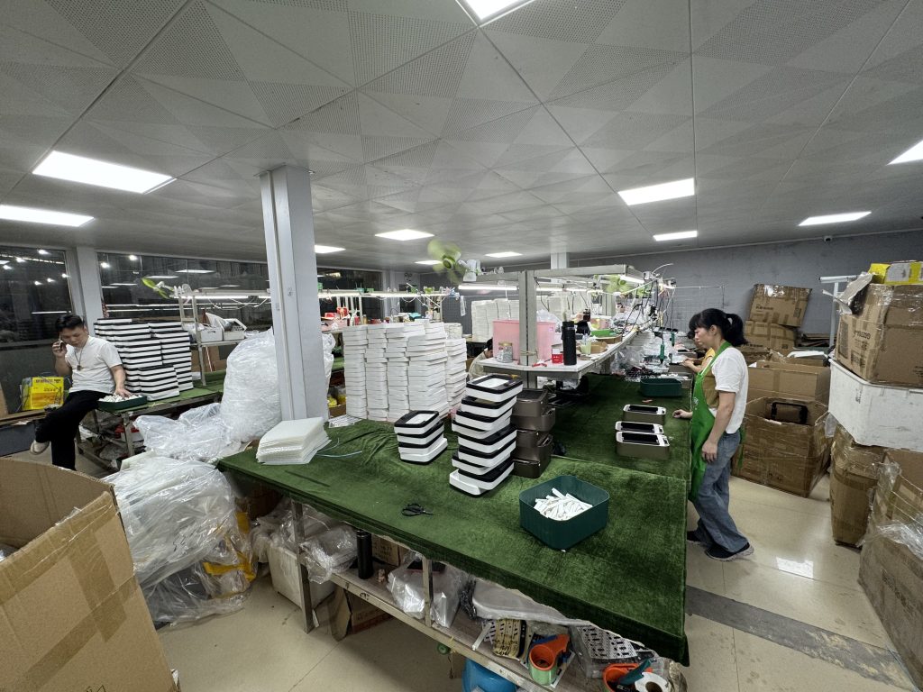 Quality control inspection for smart trash can production