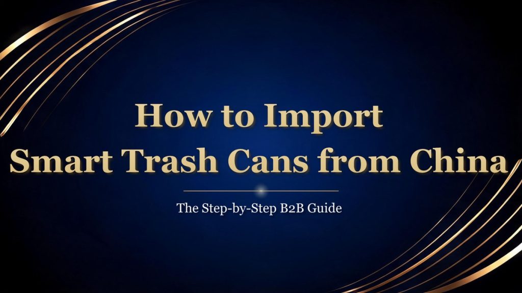 how to import smart trash cans from China cover