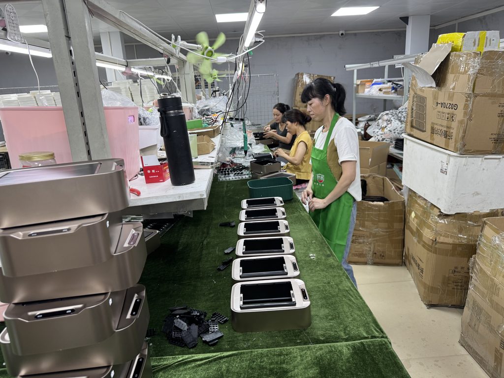 smart trash can quality control testing
