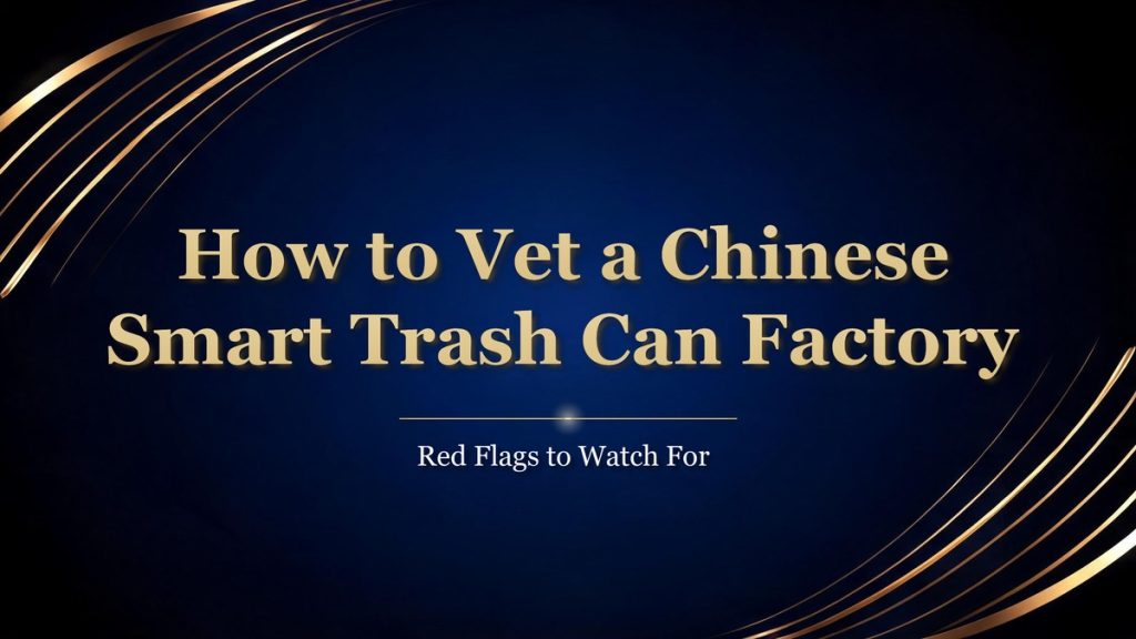 how to vet a Chinese smart trash can factory cover